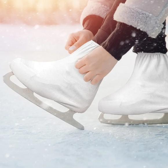 Velvet figure skating boot covers - Picture 5 of 5
